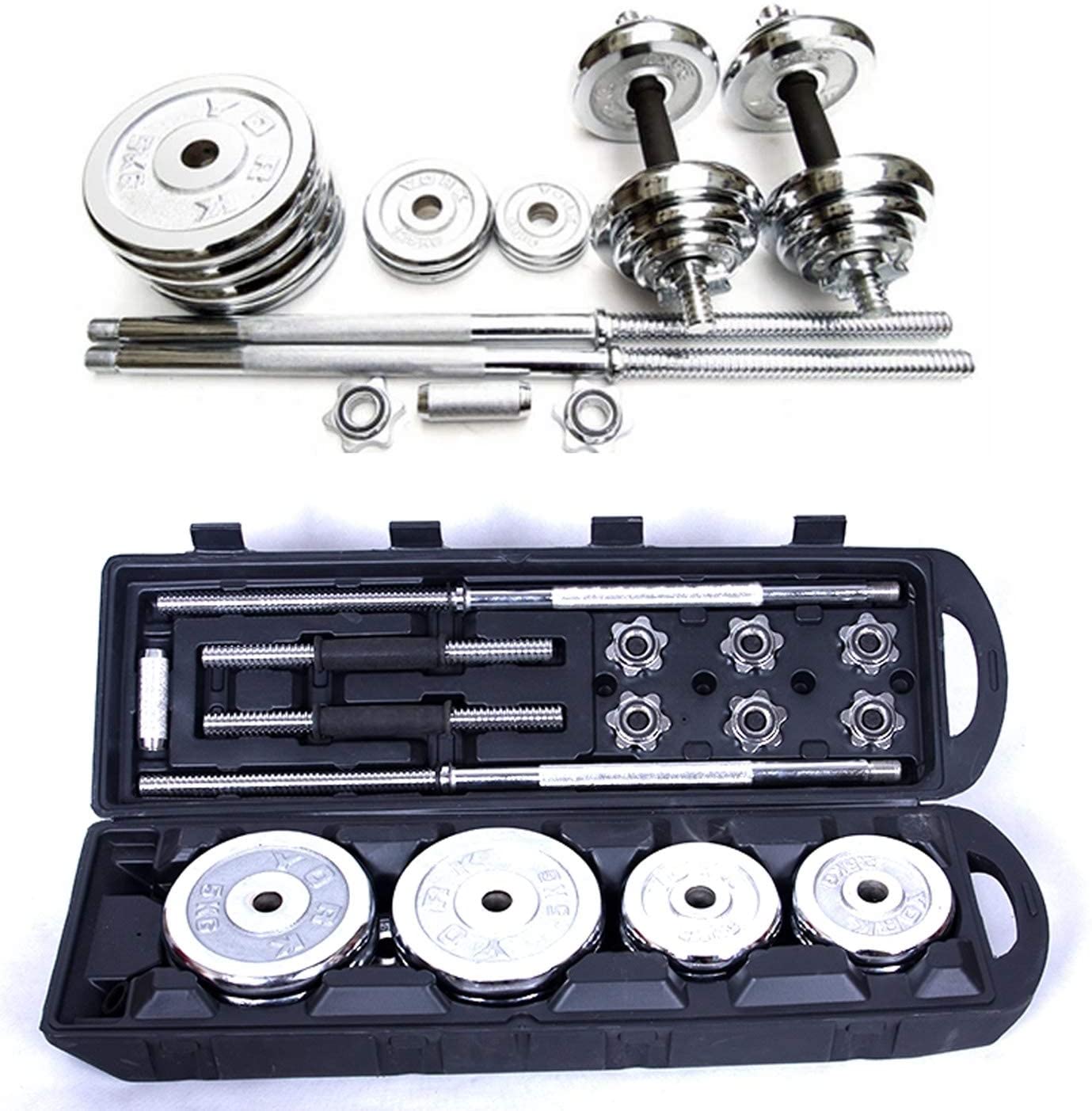 50kg Gym Dumbbell Set Adjustable Weight Training for Home Gym - Image 5