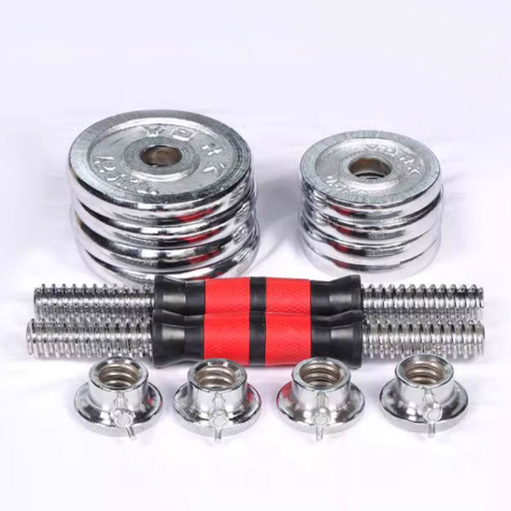 Chrome Dumbbell Set 30KG Adjustable Home Gym Weights - Image 5