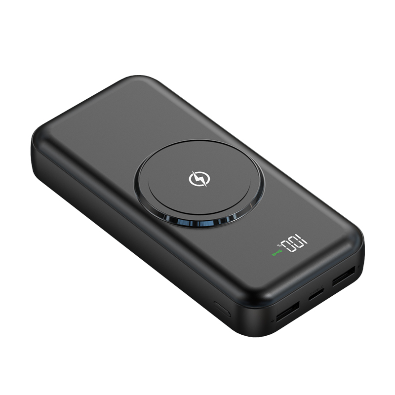 Fast Charging wireless Power Bank with Built-in Cables-30000mAh - Image 6