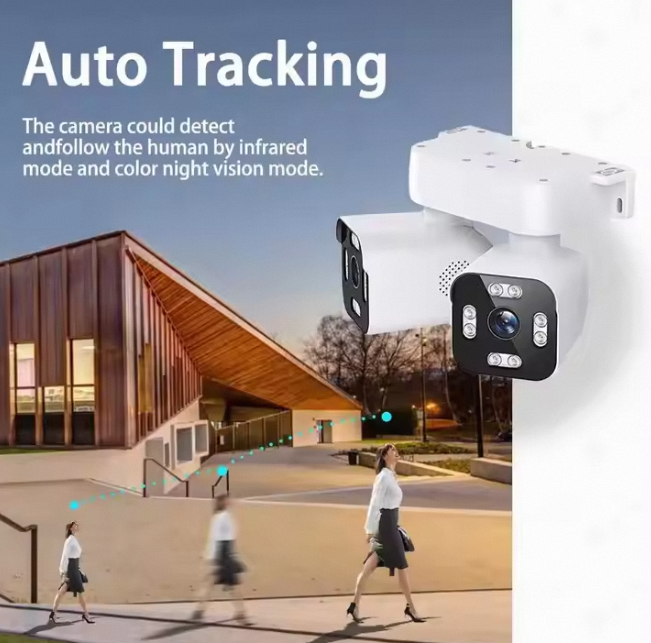 Dual WiFi CCTV Camera 6MP PTZ Security Camera with 10X Zoom & Night Vision - Image 8