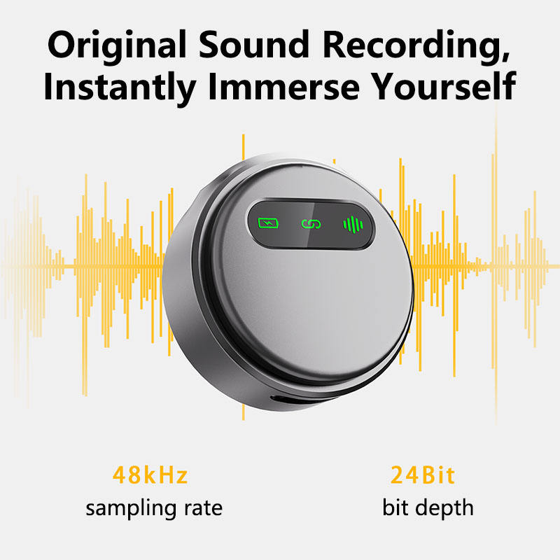 Q10 Wireless Microphone with Digital Display – Type-C & Lightning Mic for Phone - Image 5