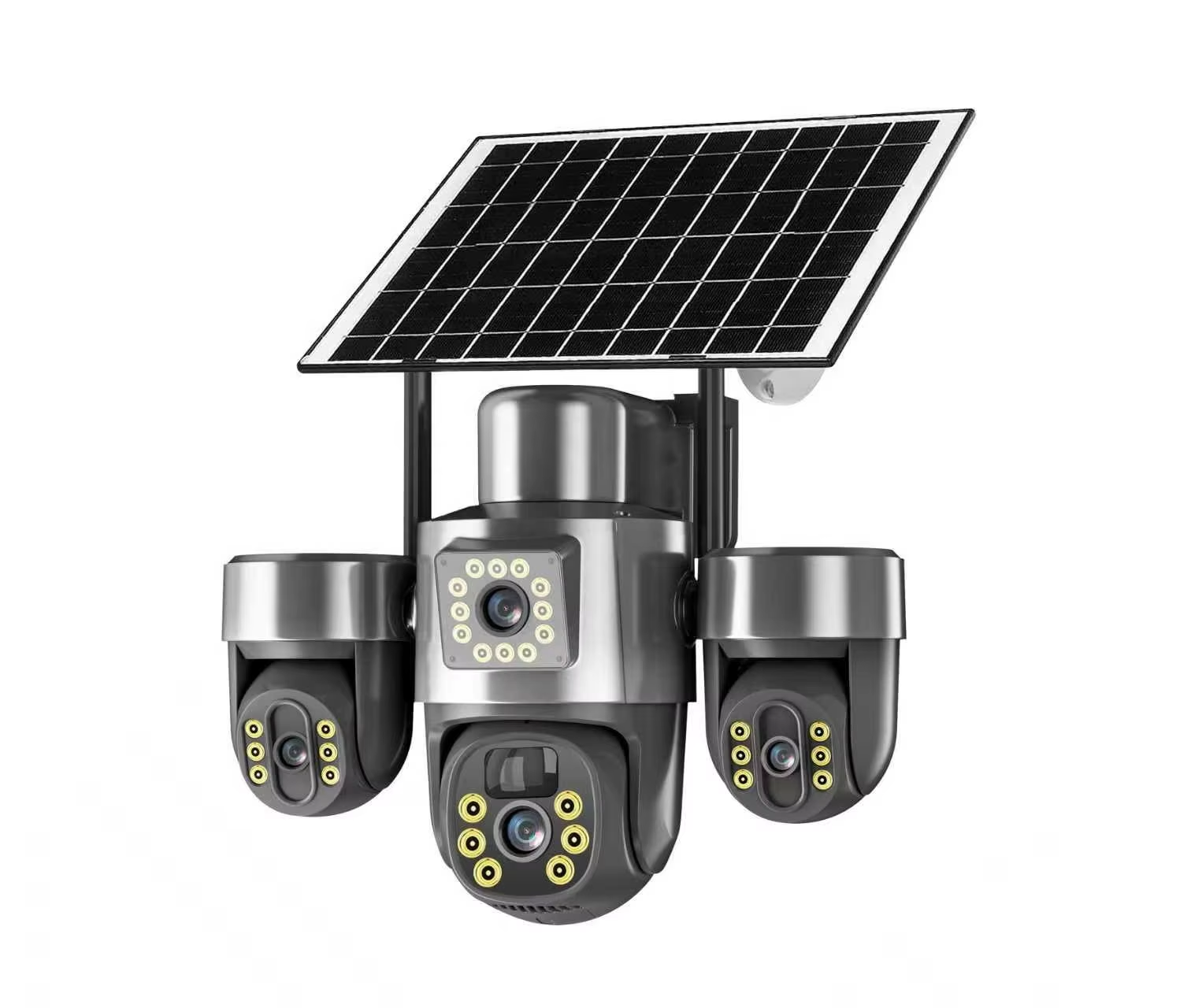 Solar CCTV Camera 4G 15MP Triple Lens Outdoor Security Camera - Image 4